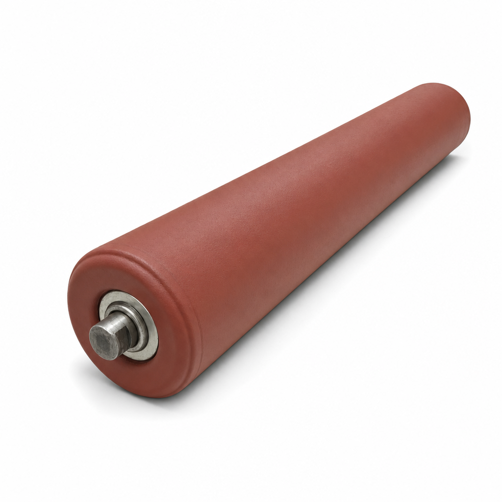 Slätrulle, stål 133x885x30 – bärrullar, stål